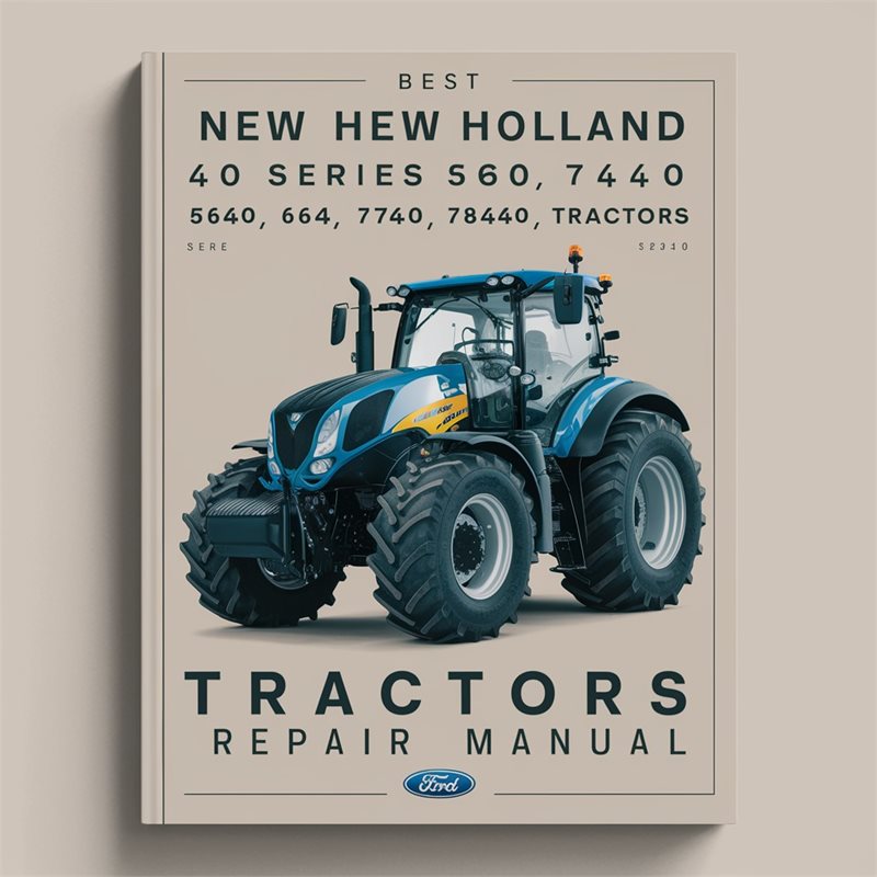 Best Ford New Holland 40 Series 5640 6640 7740 7840 8240 8340 Tractors Service Repair Manual 