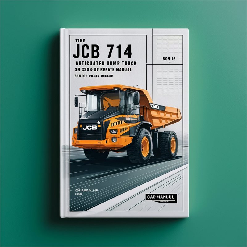 JCB 714 Tier 3 ARTICULATED DUMP Truck SN 1304500 & UP Service Repair Manual 