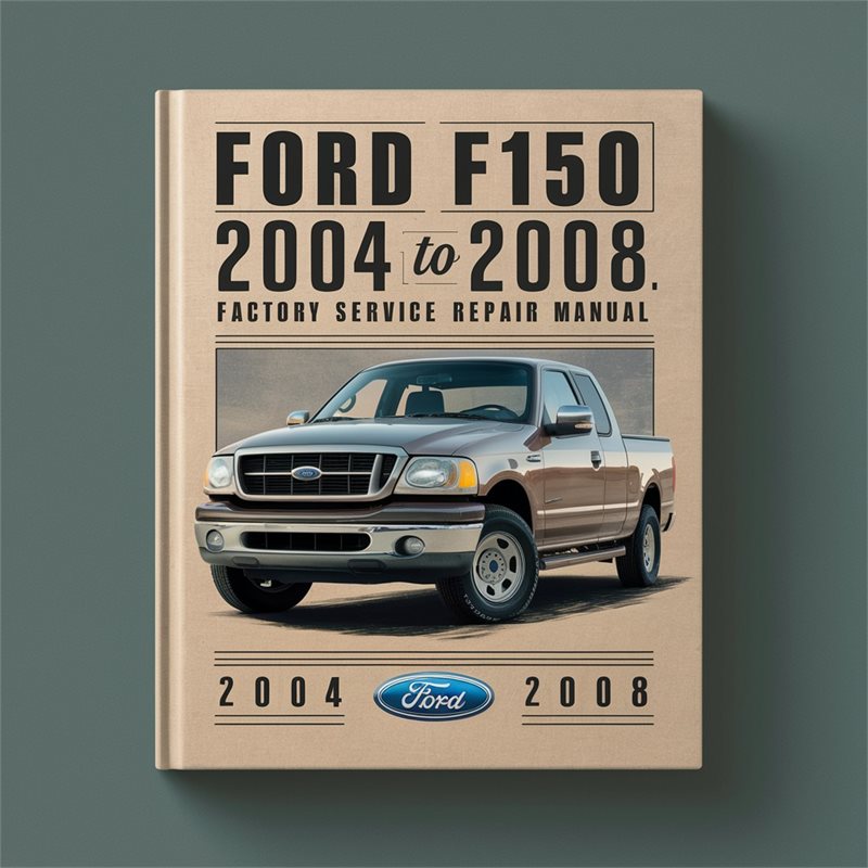 Ford F150 2004 to 2008 Factory Service SHop Repair Manual 