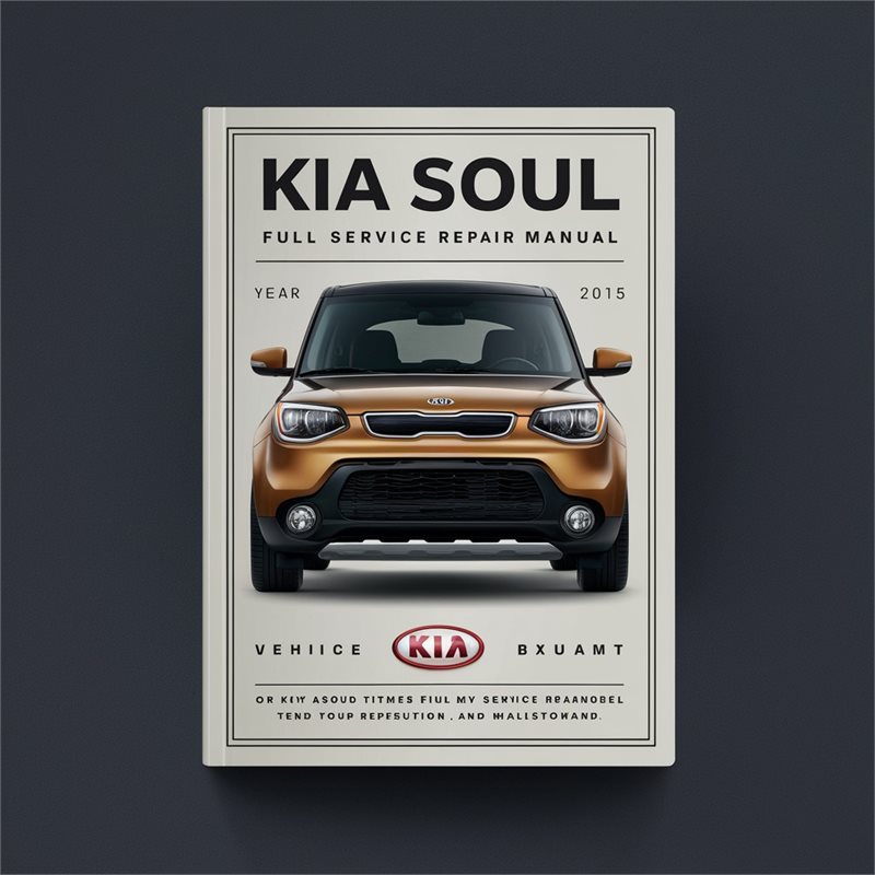 Kia Soul 2015 Oem Factory Service Repair Workshop Manual 