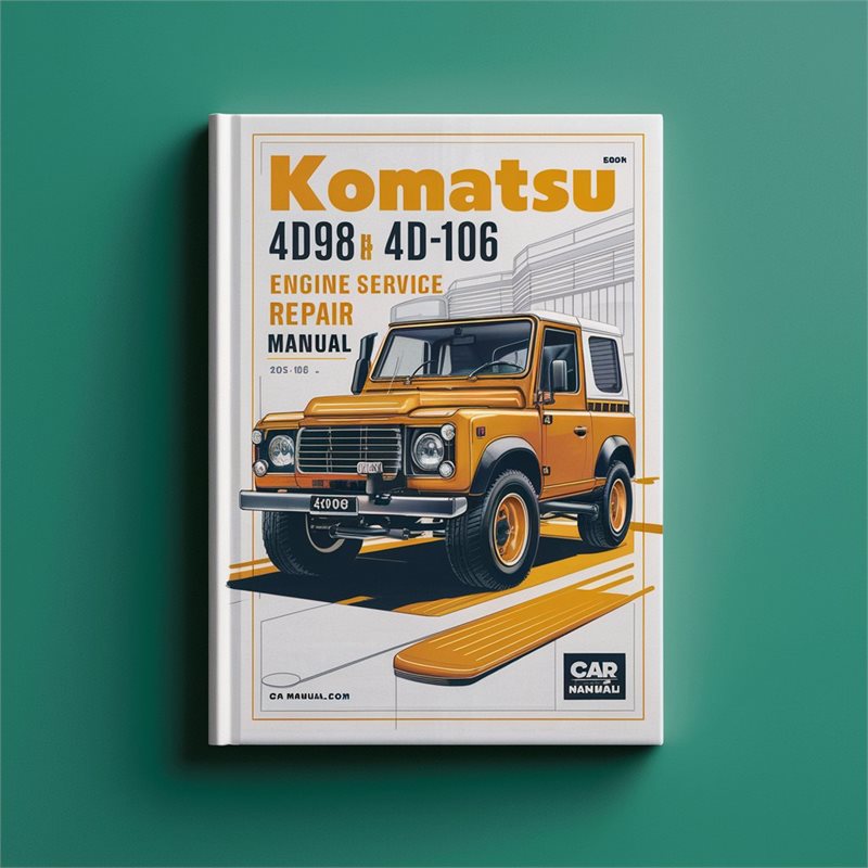 Komatsu 4D98 4D106 S4D106 Engine Service Repair Manual 
