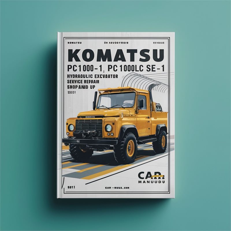 Komatsu PC1000-1 PC1000LC-1 PC1000SE-1 PC1000SP-1 HYDRAULIC Excavator Service Repair Shop Manual SN 10001 And UP 