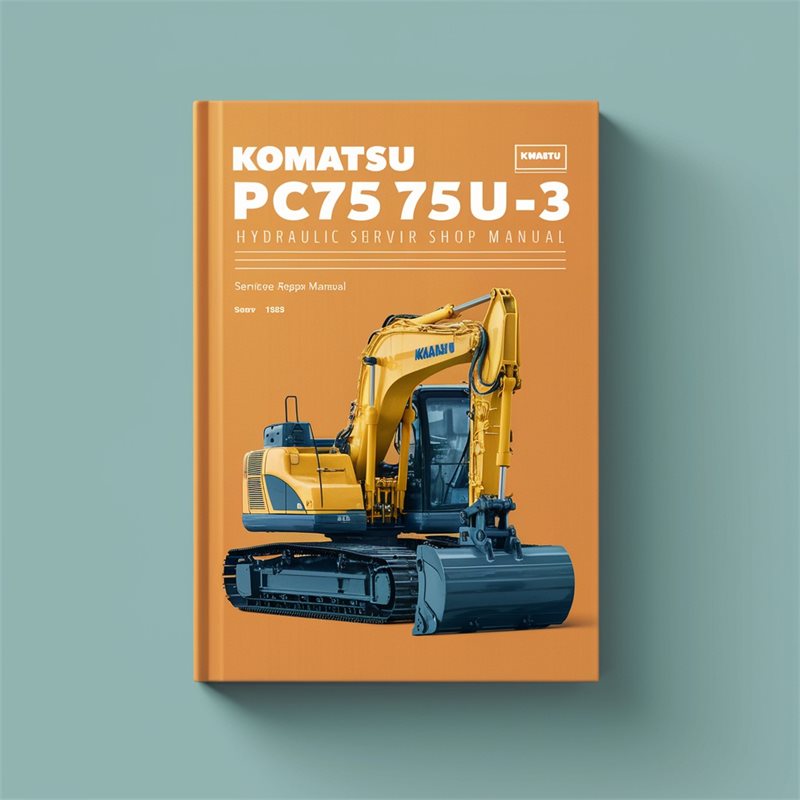 Komatsu PC75UU-3 HYDRAULIC Excavator Service Repair Shop Manual 