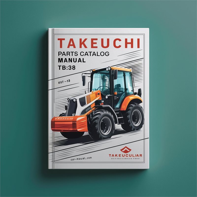 TAKEUCHI Excavator Parts Catalog Manual TB138 