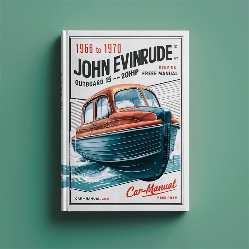 1956 to 1970 Johnson Evinrude Outboard 1.5 -40hp Repair Manual (free preview) 