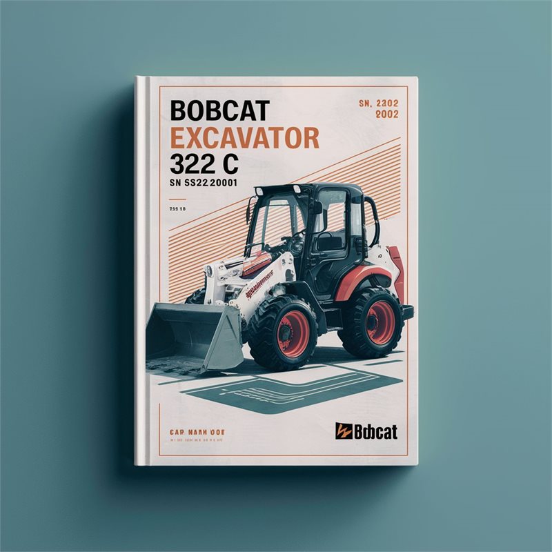 Bobcat Excavator 322 C SN 552320001 & Above 2002 Parts Manual 