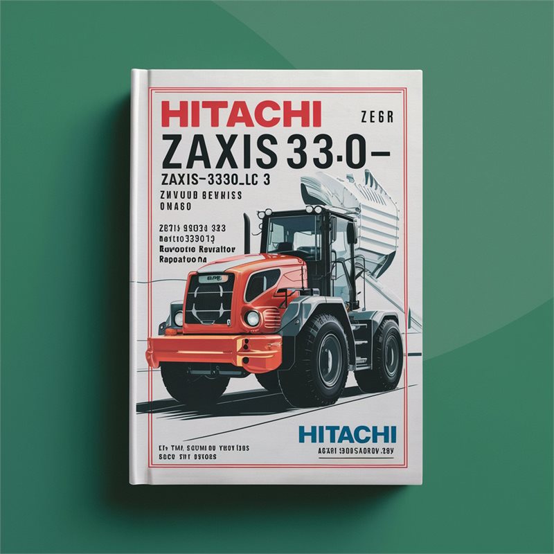 Hitachi ZAXIS330-3 Hydraulic Excavator Service Repair Manual