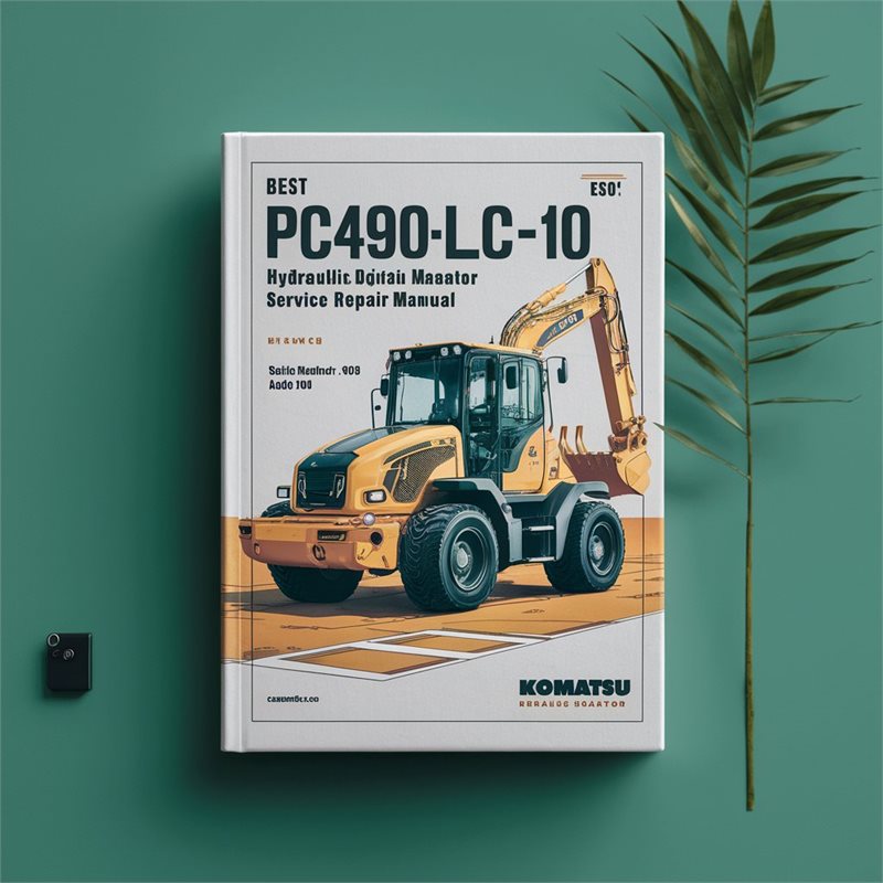 Best Komatsu PC490LC-10 Hydraulic Excavator Service Repair Manual (Serial Number: A40001 and up) 