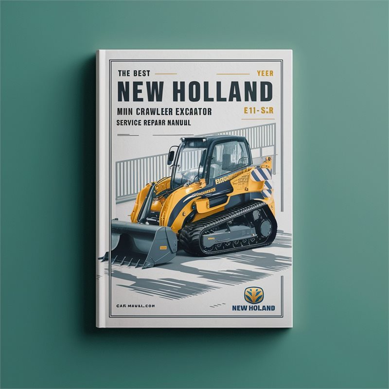Best New Holland E18SR Mini Crawler Excavator Service Repair Manual 