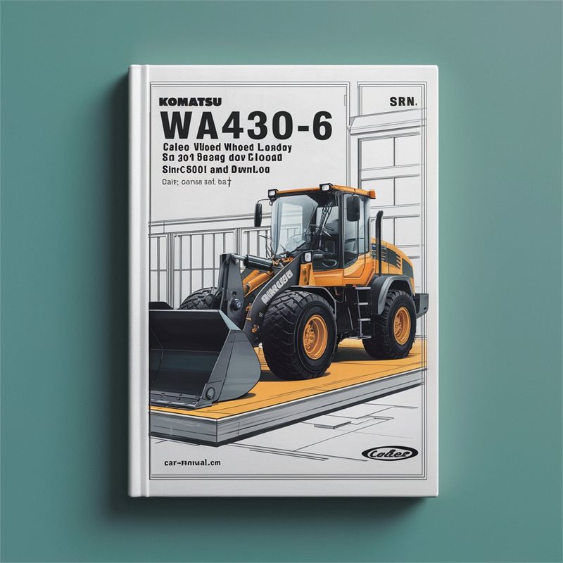 Komatsu WA430-6 Galeo Wheel Loader Service Repair Factory Manual  (SN: 65001 and up)