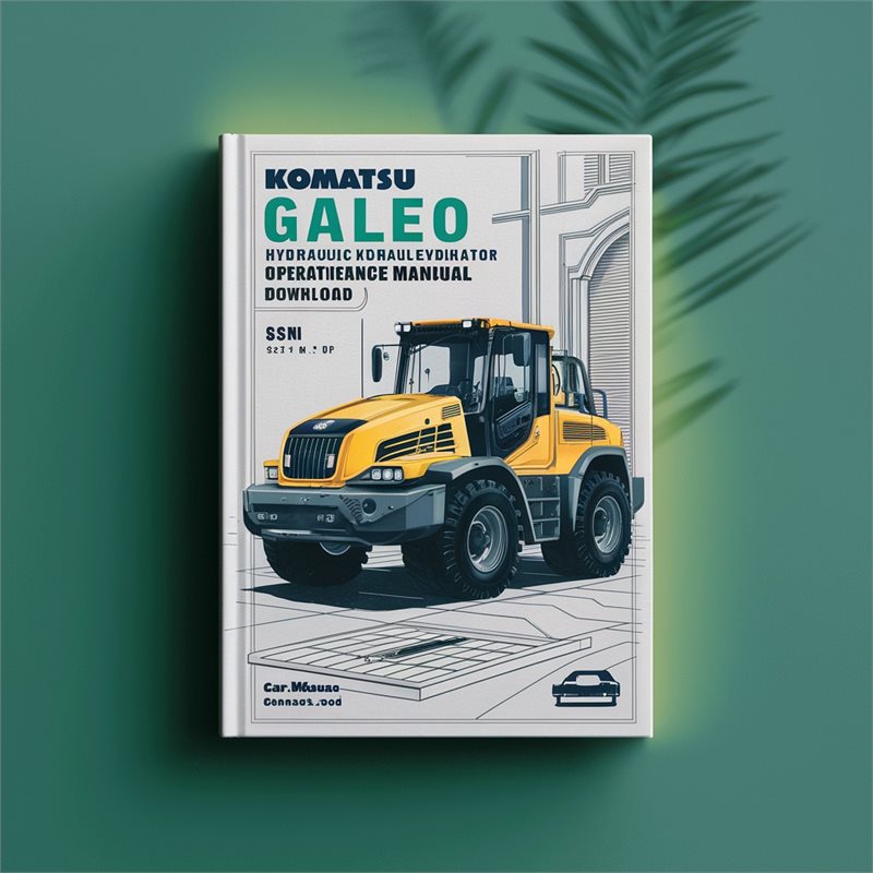 Komatsu PC35MR-2 Galeo Hydraulic Excavator Operation & Maintenance Manual  (S/N: 5001 and up)