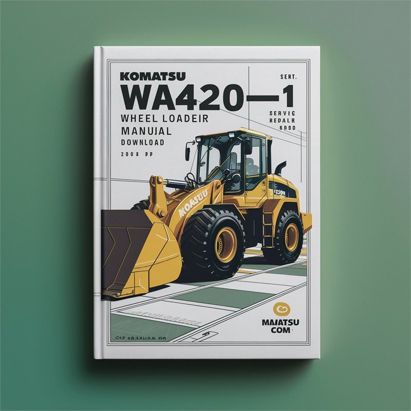 Komatsu WA420-1 Wheel Loader Service Repair Manual -10001 and up
