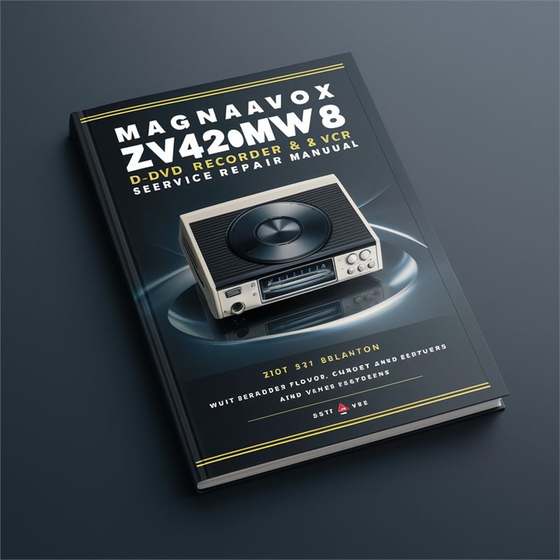 Magnavox ZV420MW8 DVD RECORDER & VCR Service Repair Manual 
