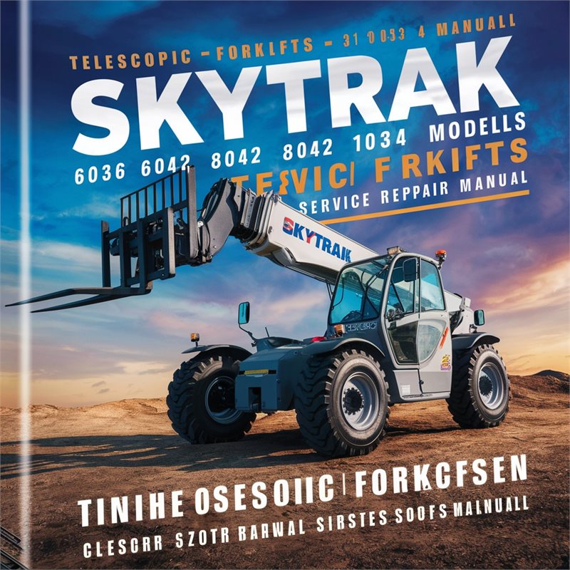Best SKYTRAK 6036 6042 8042 10042 10054 Models Telescopic Forklifts Service Repair Manual (P/N-31200353) 