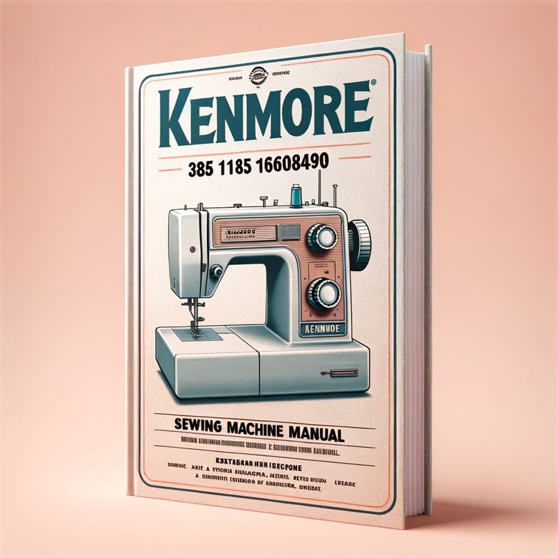 Kenmore 385 11608490 385 12814490 sewing machine Manual 