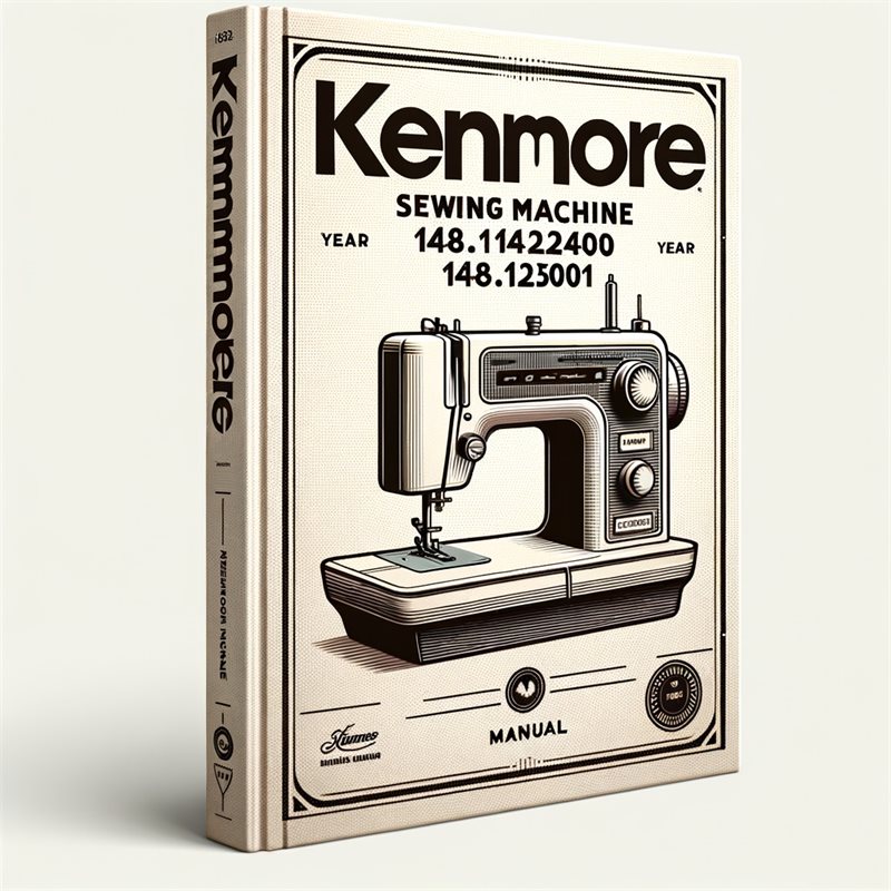 Kenmore Sewing Machine 148.1230 148.12400 148.12501 Manual 
