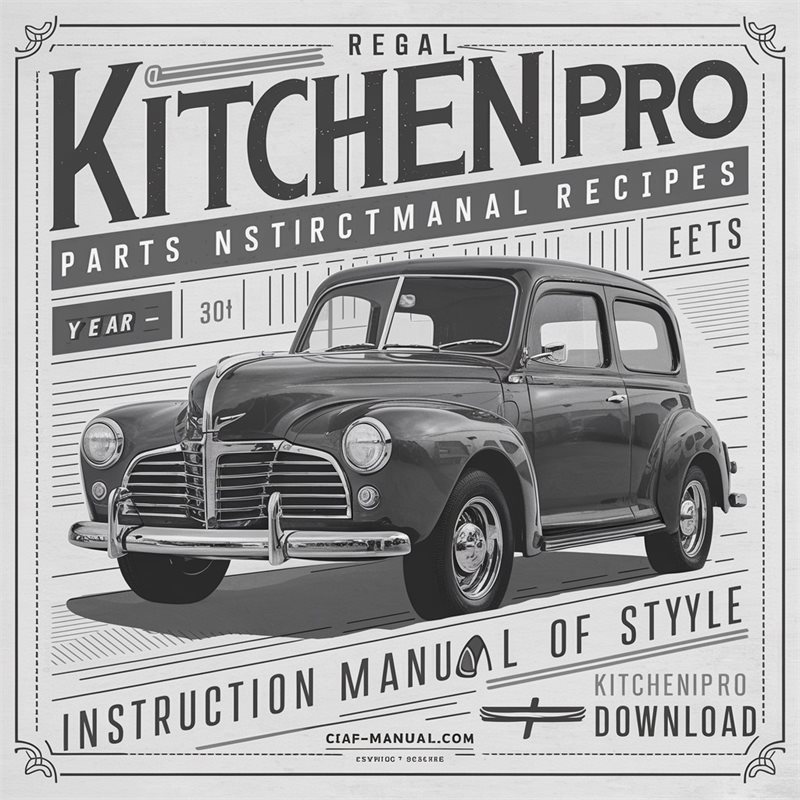 Regal Kitchen Pro Parts Model K6743 Instruction Manual Recipes K 6743 KitchenPro  
