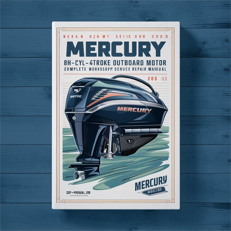 Mercury 8hp 2-Cyl 4-Stroke Outboard Motor Complete Workshop Service Repair Manual 2005 2006 2007 2008 2009 2010 2011 