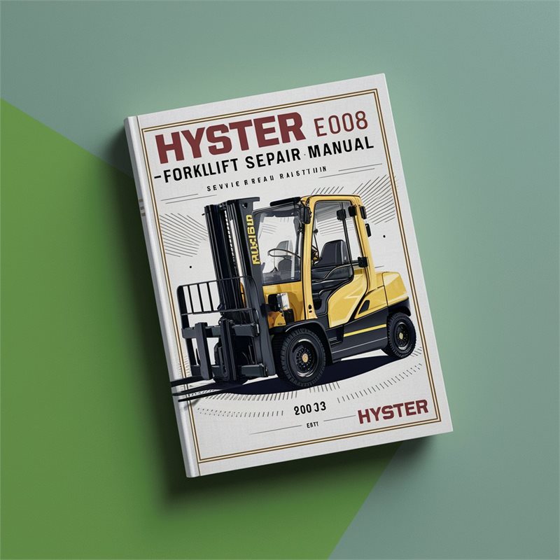 Hyster E008 (H32.00F Europe) Forklift Service Repair Manual 