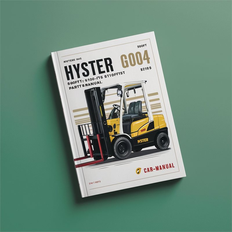 Hyster G004 (S80FT S100FT S120FT S80FTBCS S100FTBCS S120FTS S120FTPRS) Forklift Parts Manual 