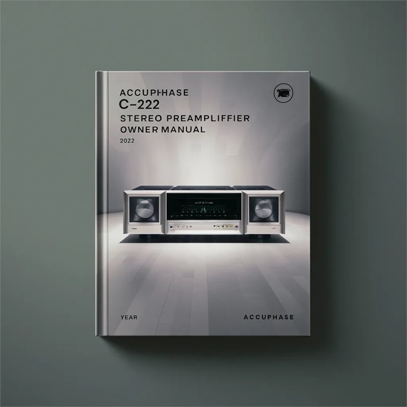 Accuphase C-222 Stereo Preamplifier Owner Manual PDF Download