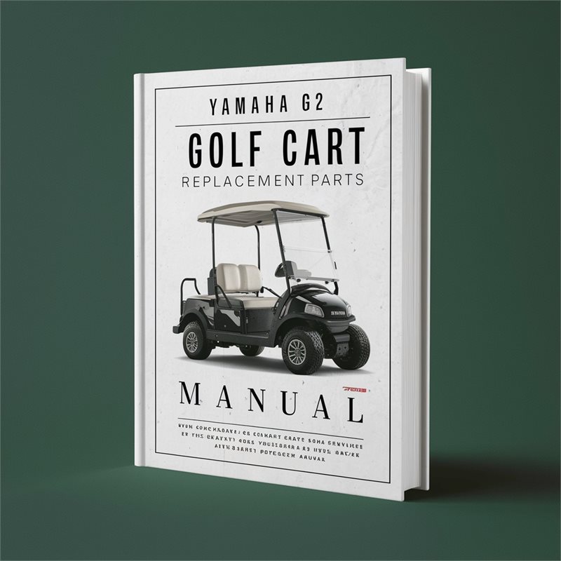 Yamaha G2 GOLF CART Replacement Parts Manual 