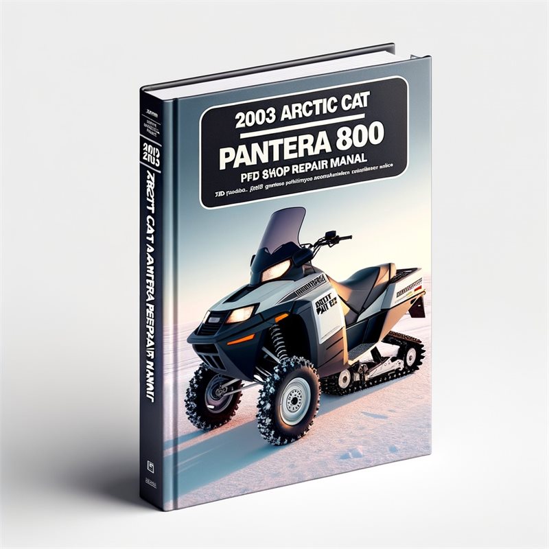 2003 Arctic Cat Pantera 800 EFI  Service/Shop Repair Manual 