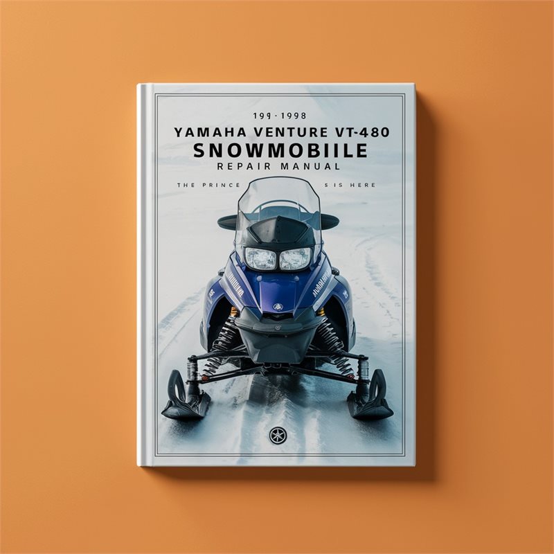 1991-1998 Yamaha Venture VT480 Snowmobile Repair Manual 