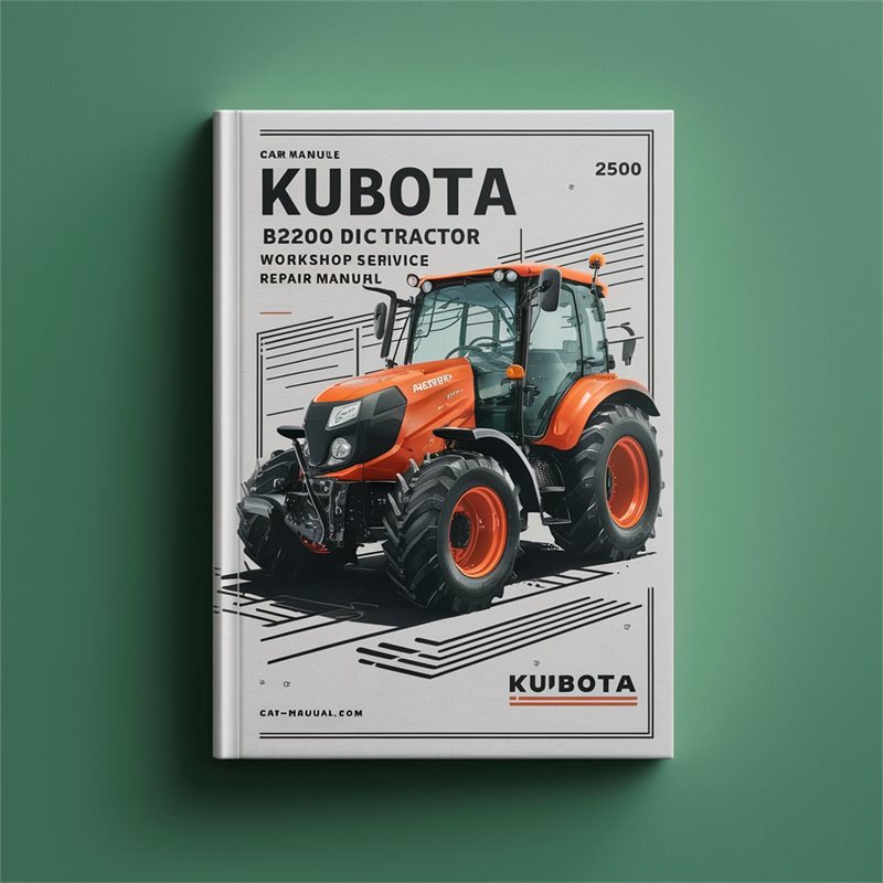 Kubota B9200 HST DC Tractor Workshop Service Repair Manual PDF Download