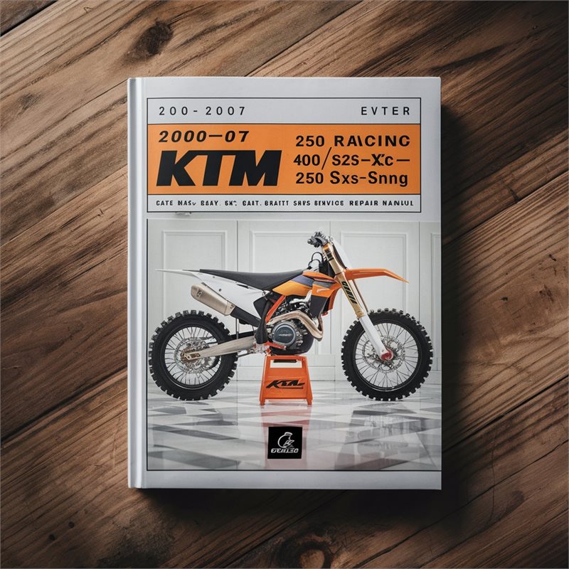 2000-2007 KTM 250-610cc Racing Workshop Repair Service Manual PDF Download