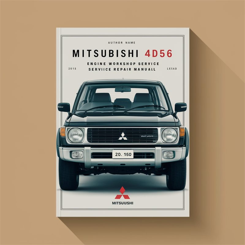 Mitsubishi 4D56 Engine Workshop Repair Service Manual PDF Download
