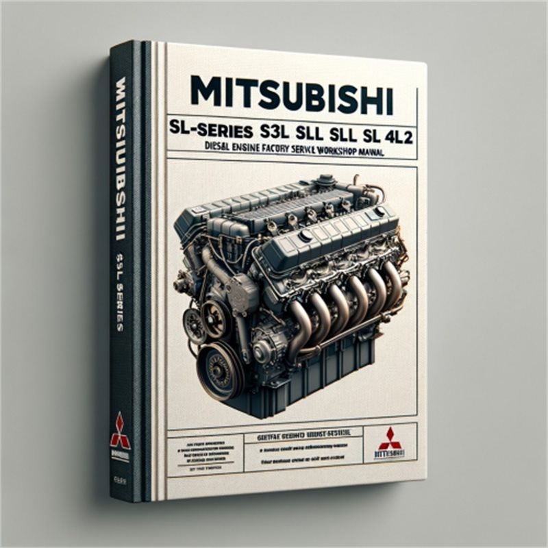 Mitsubishi SL-Series S3L S3L2 S4L S4L2 Diesel Engine Factory Service Workshop Manual - Improved - Download PDF