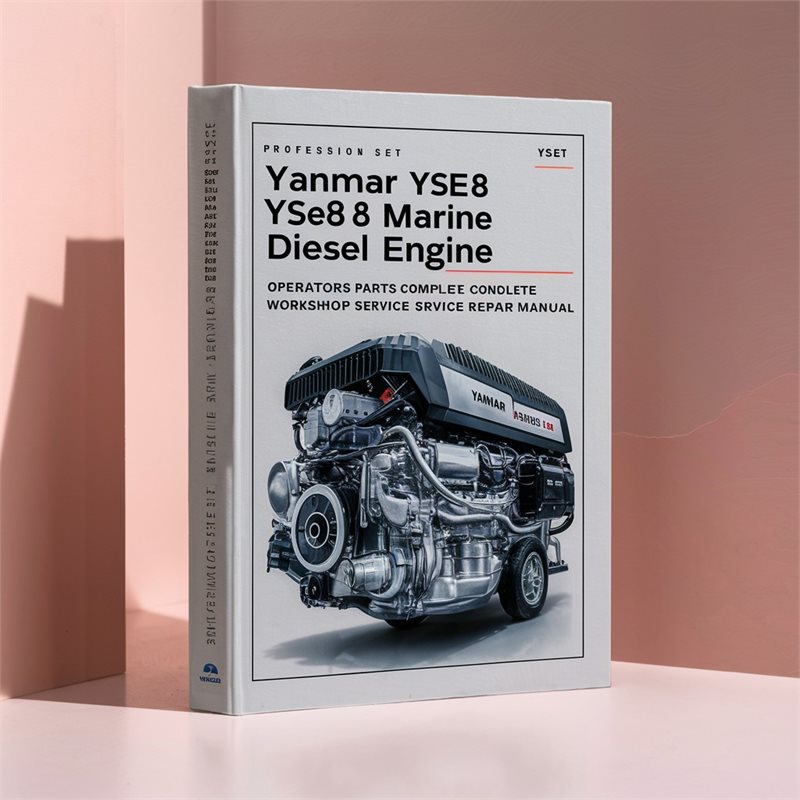 Yanmar YSE YSE8 YSE12 Marine Diesel Engine: Operator's, Parts & Complete Workshop Service Repair Manual PDF