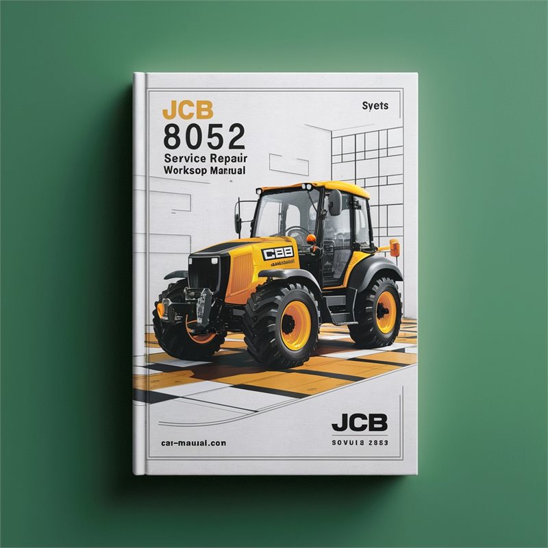 JCB 8052 Service Repair Workshop Manual PDF Download