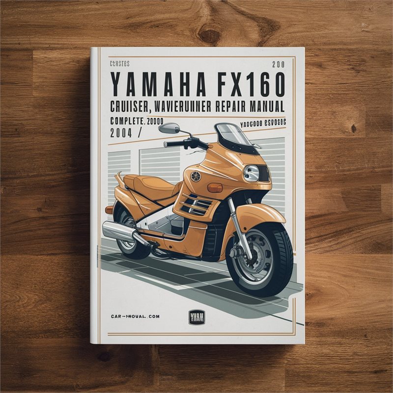 Yamaha FX160 & FX160 Cruiser WaveRunner Complete Workshop Service Repair Manual 2004 2005 2006 2007 PDF Download