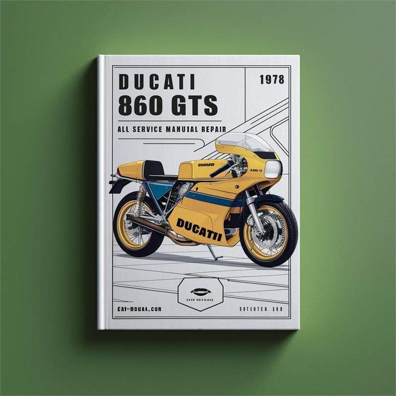 Ducati 860 Gts 1974-1978 All Service Manual Repair 