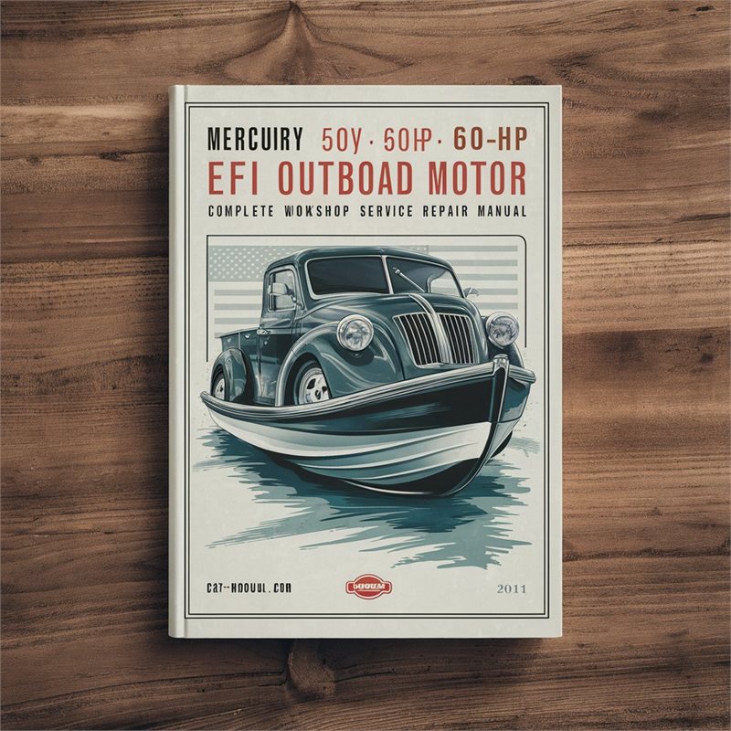 Mercury 50hp 60hp EFi Outboad Motor Complete Workshop Service Repair Manual 2005 2006 2007 2008 2009 2010 2011 