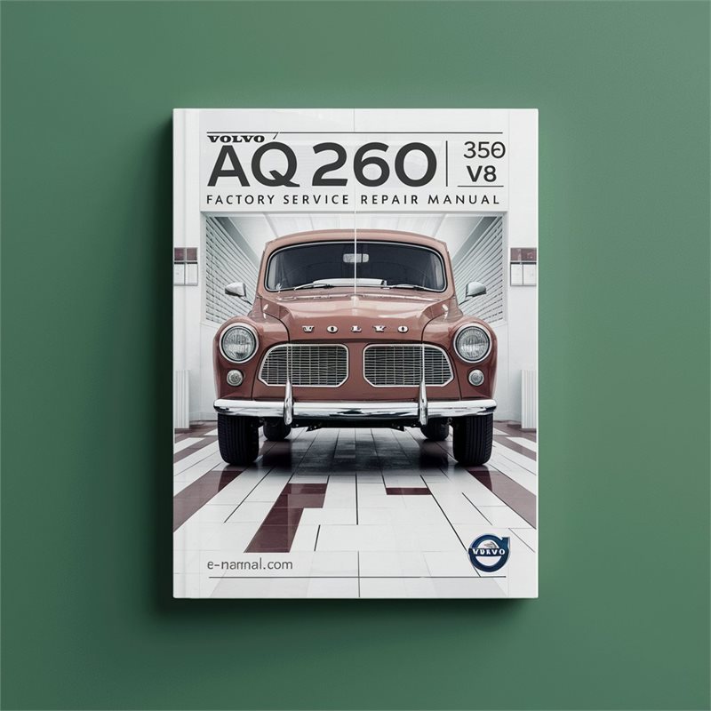 Volvo AQ260 5.7L (350) V8 Factory Service Repair Manual 