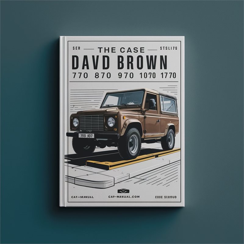 Case David Brown 770 870 970 1070 1090 1170 1175 Manual 