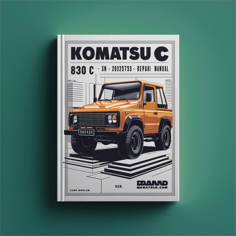 Komatsu 830 C SN 202753 and UP Workshop Service Repair Manual 