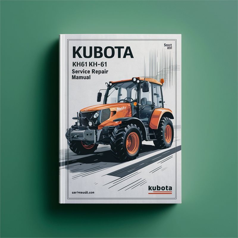 Kubota KH51 KH61 KH-51 KH-61 Service Repair Manual 