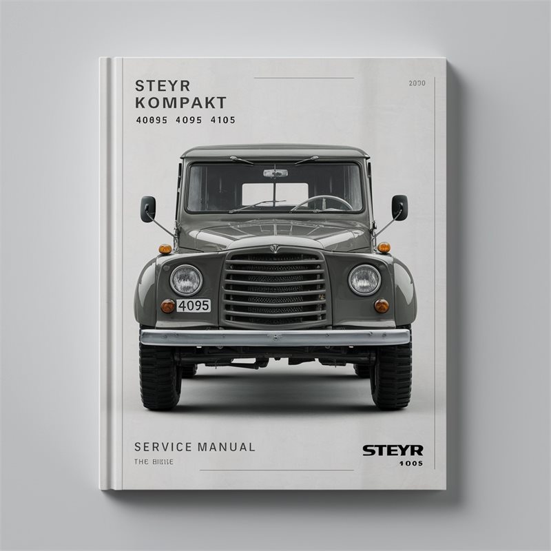 Steyr Kompakt 4085 4095 4105 Service Repair Manual 