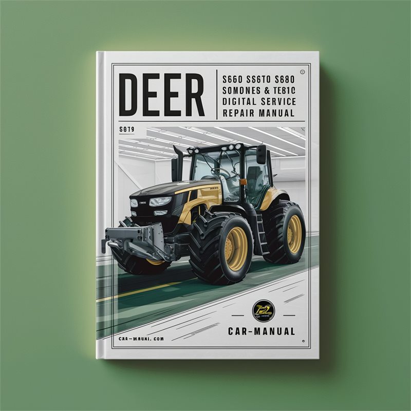 Deer S550 S660 S670 S680 S685 S690 STS Combines Diagnostic & Test Service Repair Manual (TM111919) 