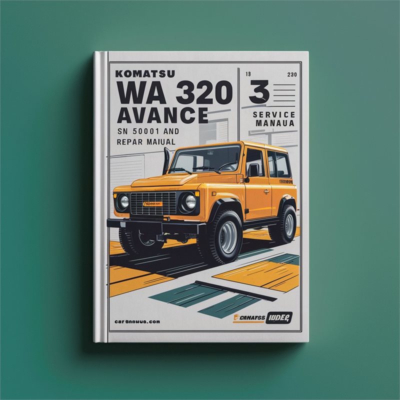 Komatsu WA 320 3 avance SN 50001 and up Service Repair Manual 